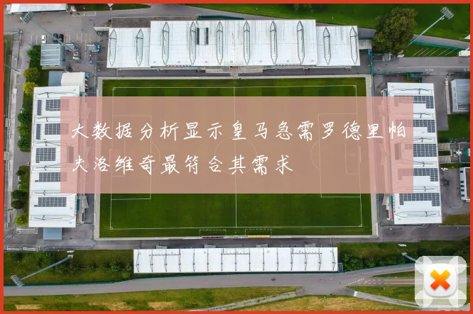 大数据分析显示皇马急需罗德里帕夫洛维奇最符合其需求